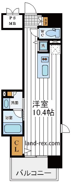 ディアグランデ難波東 ディアグランデ難波東間取図3