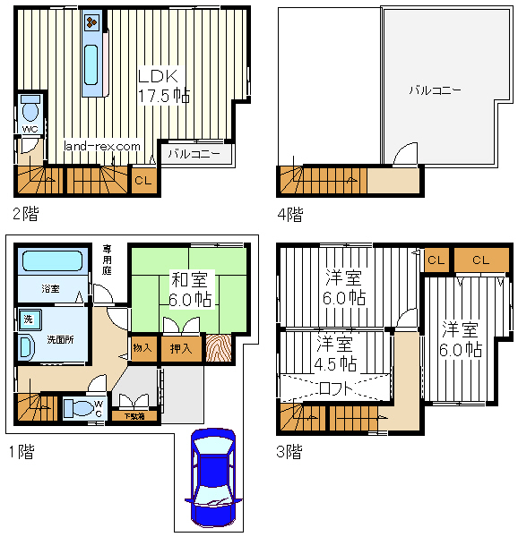 ハイジの丘ハウス ハイジの丘ハウス間取図1