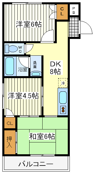 吉井ハイツ 吉井ハイツ間取図1