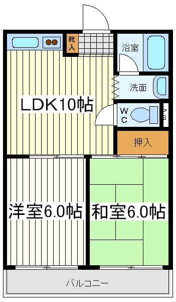 吉井ハイツ 吉井ハイツ間取図2