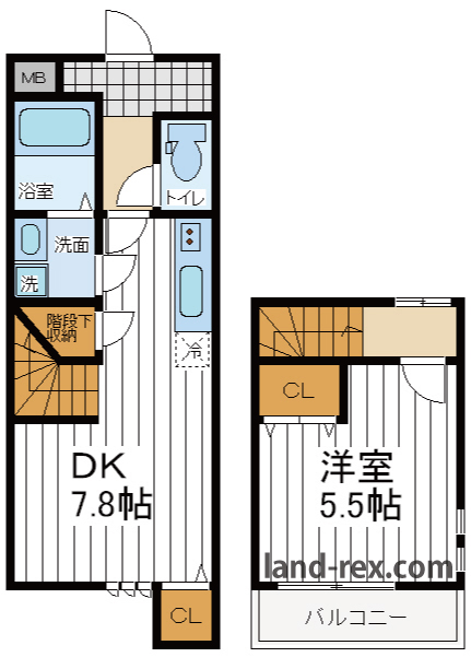 フジパレス谷町A棟 フジパレス谷町A棟間取図1