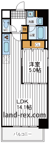シリウスコート四天王寺 シリウスコート四天王寺間取図2