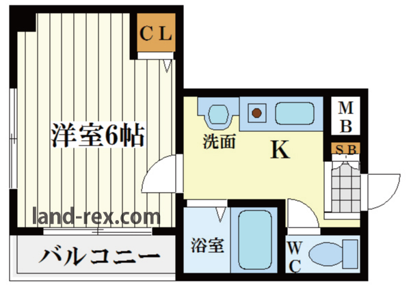 サンハイツ北田辺 サンハイツ北田辺間取図1