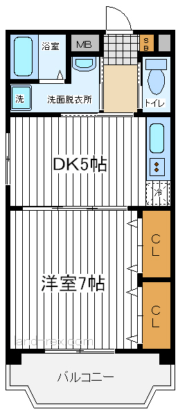マンション光 マンション光間取図1