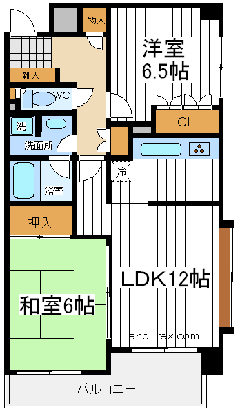 阿倍野三明町パーク・ホームズ 阿倍野三明町パーク・ホームズ間取図1
