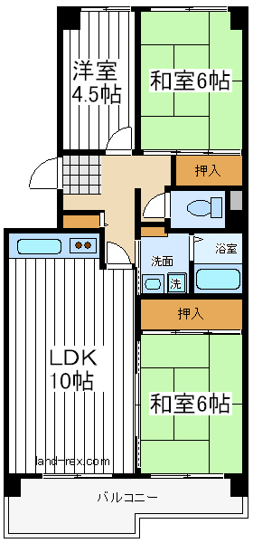 あべのC1コーポ あべのC1コーポ間取図1