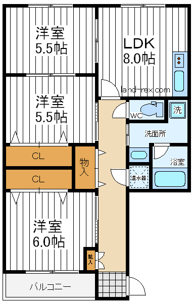 CASA HC(カーザ エイチシー) CASA HC(カーザ エイチシー)間取図2