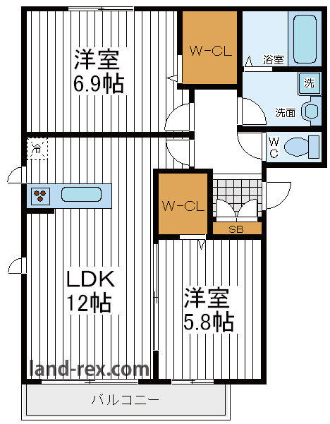 (仮)阿倍野区シャーメゾン (仮)阿倍野区シャーメゾン間取図1