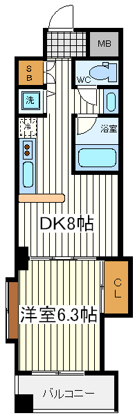 CITY SPIRE上町台(マスターズ・レジデンス上町台) CITY SPIRE上町台(マスターズ・レジデンス上町台)間取図1