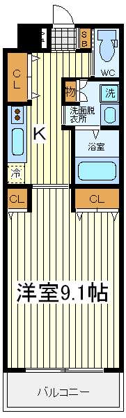 ドゥ　スプランドゥール ドゥ　スプランドゥール間取図1