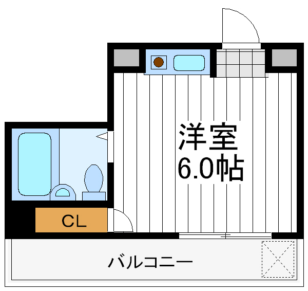 三明ハイツ 三明ハイツ間取図1