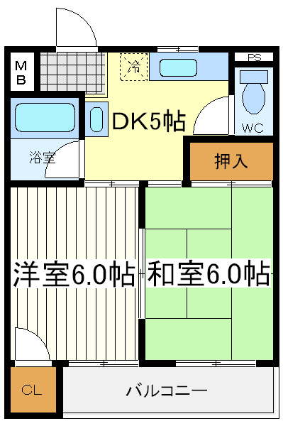 和光ハイツ 和光ハイツ間取図1