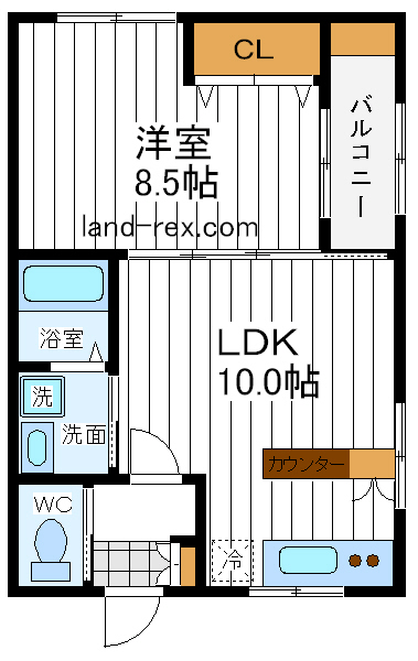 クリスタル勝山 クリスタル勝山間取図1
