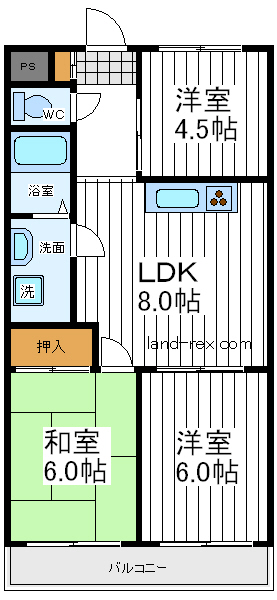 アメニティ林寺 アメニティ林寺間取図4