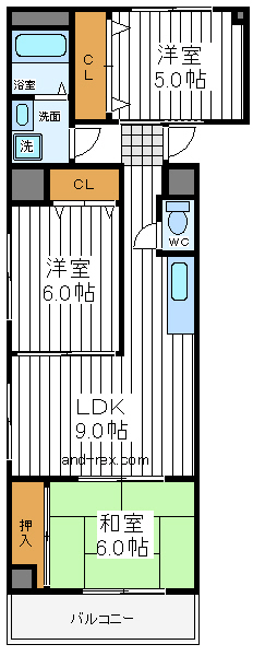 アメニティ林寺 アメニティ林寺間取図5