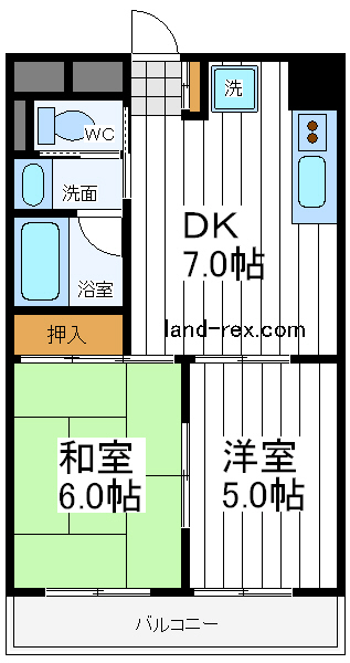 ファミール101 ファミール101間取図1