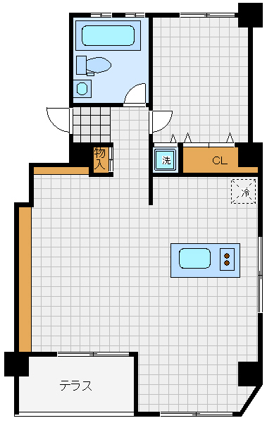 NAGAI　FLATS(長居フラッツ) NAGAI　FLATS(長居フラッツ)間取図3