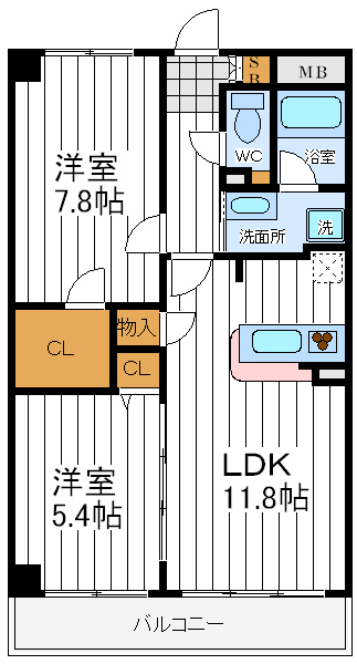 LAVIS(ラヴィ) LAVIS(ラヴィ)間取図3