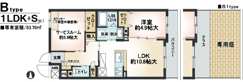APRICOT　NAGAI(アプリコット長居) APRICOT　NAGAI(アプリコット長居)間取図2