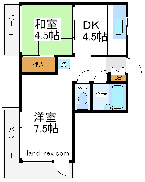 永棟マンション(ナガムネマンション) 永棟マンション(ナガムネマンション)間取図3