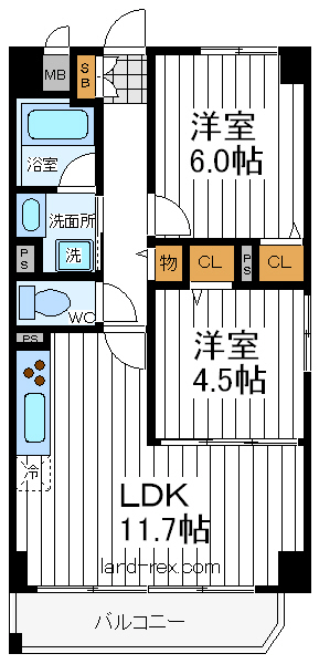ノーザングレイス ノーザングレイス間取図2