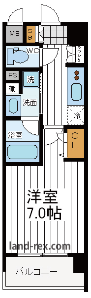 レジュールアッシュ上町台 レジュールアッシュ上町台間取図1