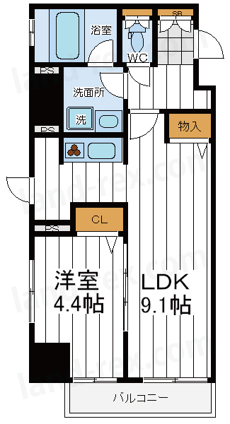アンシャンテ夕陽丘 アンシャンテ夕陽丘間取図2