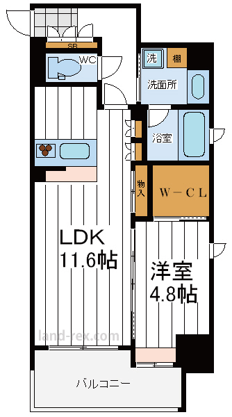 CALAMUS(カラムス)夕陽ヶ丘 CALAMUS(カラムス)夕陽ヶ丘間取図2