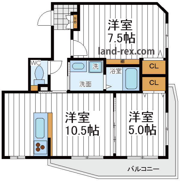 コラソン西田辺(KORAZON 西田辺) コラソン西田辺(KORAZON 西田辺)間取図1