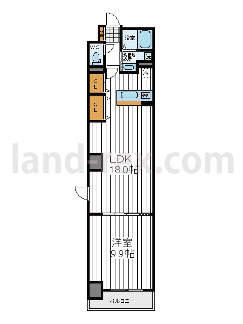 LN南河堀 LN南河堀間取図1