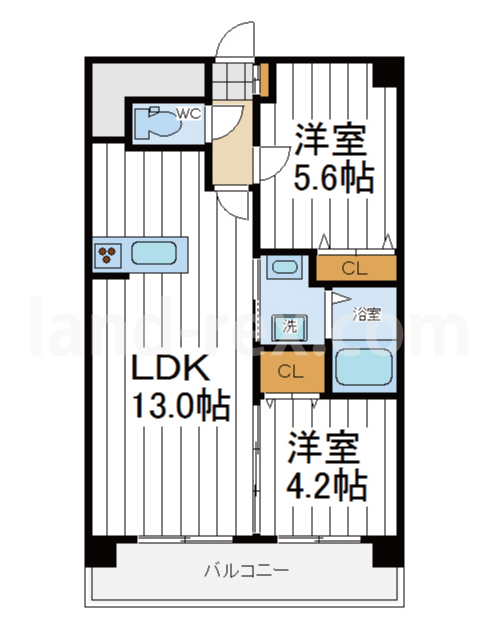 パストラーレ上本町 パストラーレ上本町間取図2