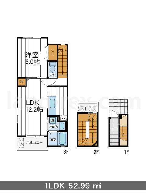 仮)東住吉区今林2　新築ハイツ 仮)東住吉区今林2　新築ハイツ間取図3