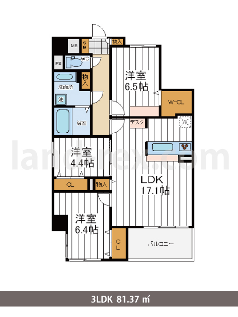 仮)天王寺区上本町9丁目 新築ファミリー賃貸 仮)天王寺区上本町9丁目 新築ファミリー賃貸間取図2