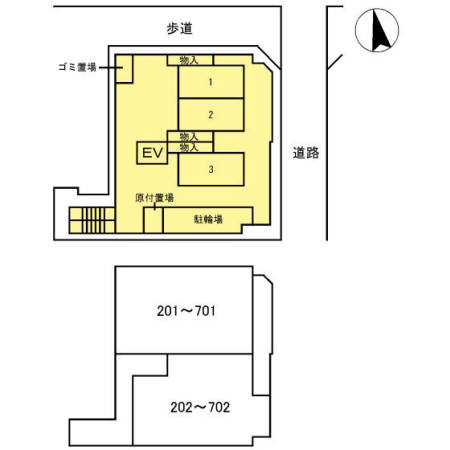 仮)天王寺区上本町9丁目 新築ファミリー賃貸 仮)天王寺区上本町9丁目 新築ファミリー賃貸間取図3
