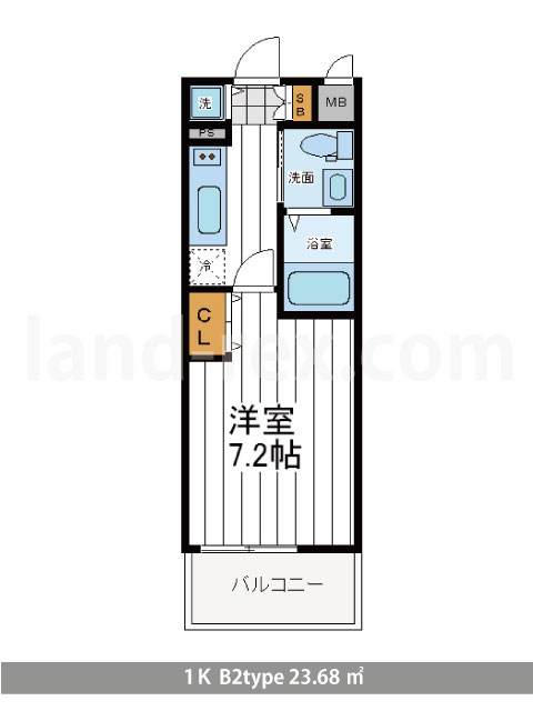 セイワパレス玉造 セイワパレス玉造間取図2