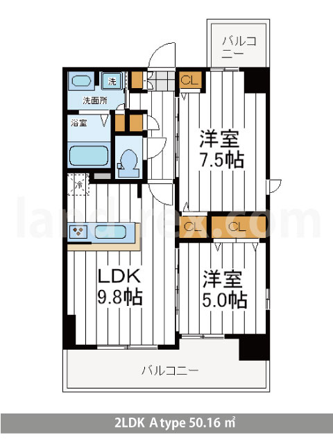 セイワパレス玉造 セイワパレス玉造間取図4