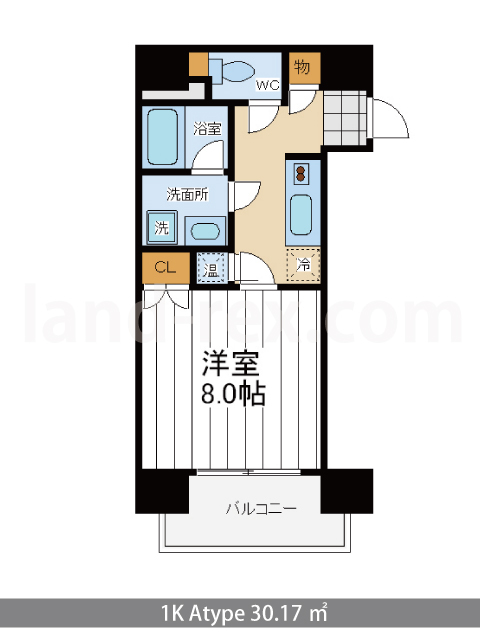 レジデンス志野 レジデンス志野間取図1