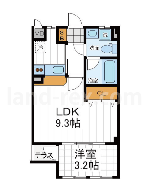 Ritz東住吉 Ritz東住吉間取図1