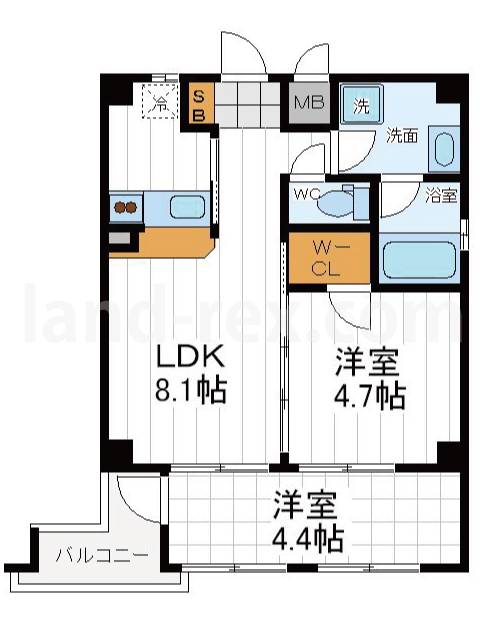 Ritz東住吉 Ritz東住吉間取図4