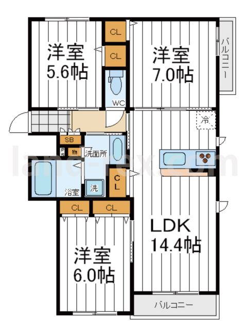 阪南町COSMOS（阪南町コスモス） 阪南町COSMOS（阪南町コスモス）間取図2