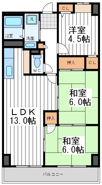 ガーデン松崎 ガーデン松崎間取図1