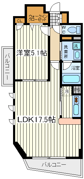セレッソコート上本町EAST セレッソコート上本町EAST間取図1