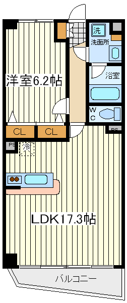 セレッソコート上本町EAST セレッソコート上本町EAST間取図2