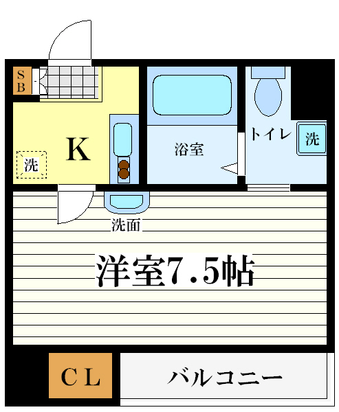 ルクレール鶴ケ丘 ルクレール鶴ケ丘間取図2