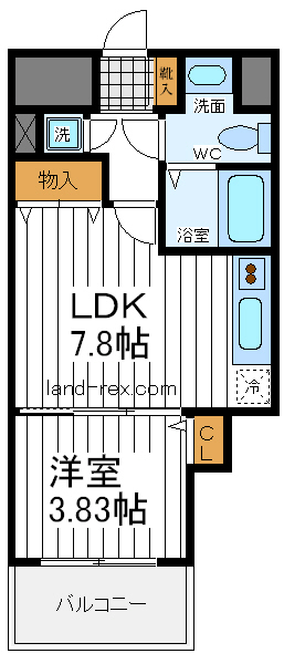 SERENITE谷九壱番館(セレニテシリーズ) SERENITE谷九壱番館(セレニテシリーズ)間取図7