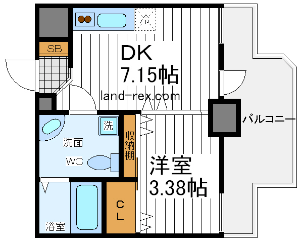SERENITE谷九壱番館(セレニテシリーズ) SERENITE谷九壱番館(セレニテシリーズ)間取図8